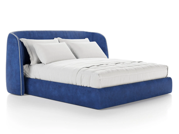 CAILLOU - Fabric bed with upholstered headboard by Liu Jo Living Collection - view 2